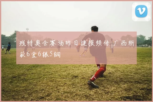 残特奥会赛场昨日捷报频传 广西斩获6金6银5铜