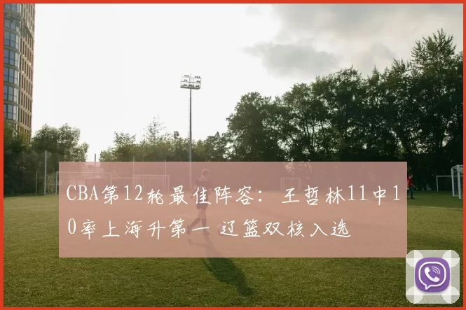 CBA第12轮最佳阵容：王哲林11中10率上海升第一 辽篮双核入选
